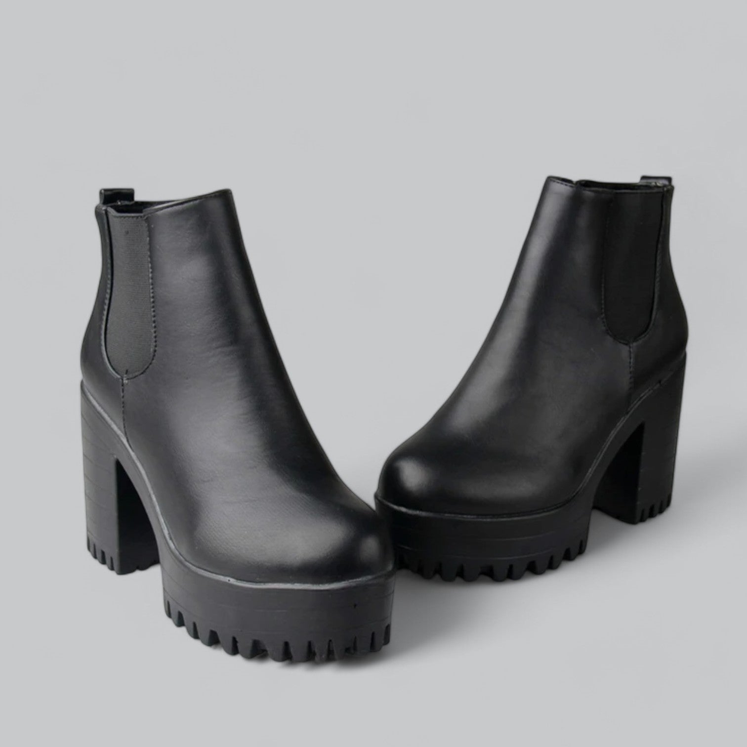 Uprise | Boot-Style Block Heels-Boots-Urban Devyne-35-Urban Devyne