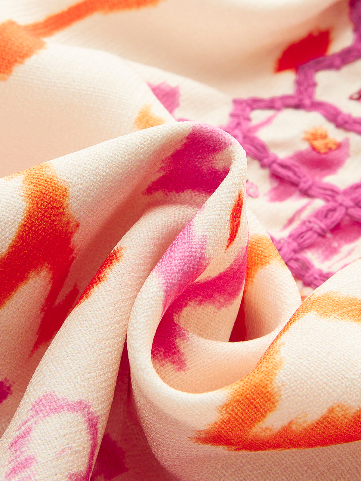 Isla | Embroidered Boho Cami Top with Tassel Tie-Tops-Urban Devyne-Urban Devyne