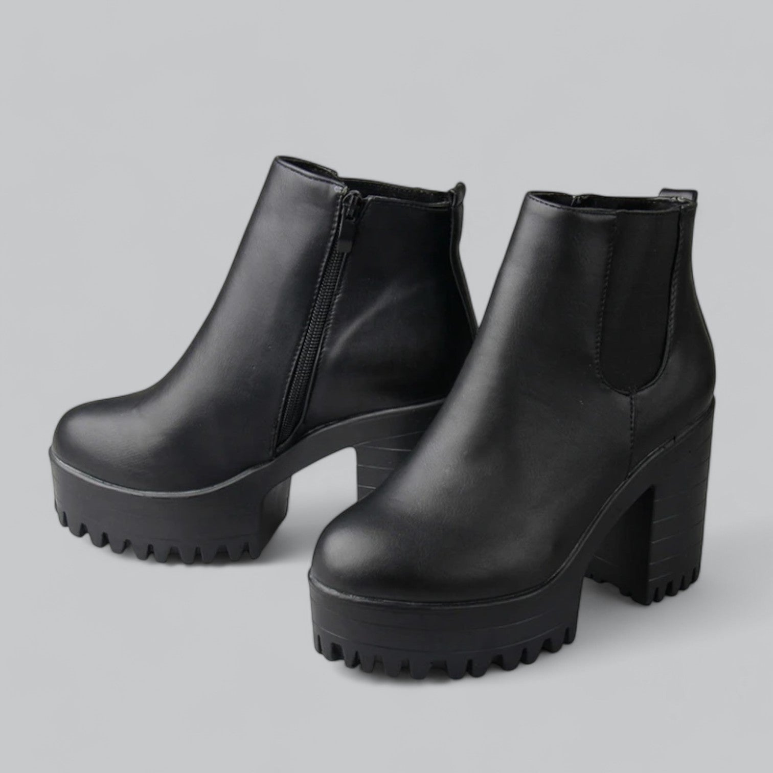 Uprise | Boot-Style Block Heels-Boots-Urban Devyne-Urban Devyne
