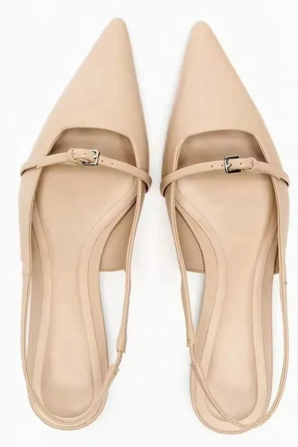Elara | Slingback Pointed Toe Flats-Shoes-Urban Devyne-Urban Devyne