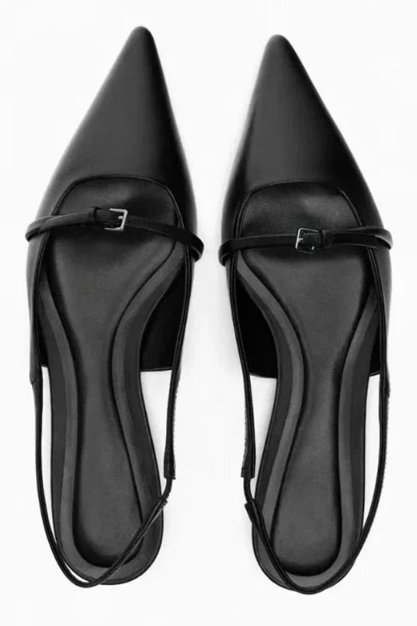 Elara | Slingback Pointed Toe Flats-Shoes-Urban Devyne-Urban Devyne