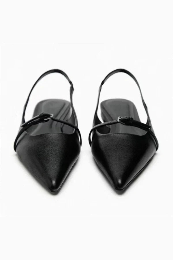 Elara | Slingback Pointed Toe Flats-Shoes-Urban Devyne-Urban Devyne