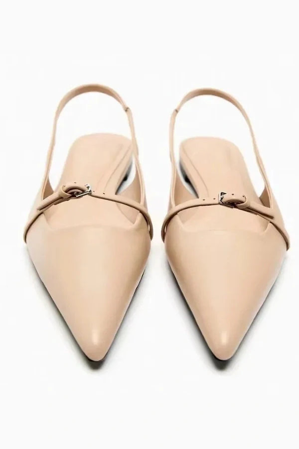 Elara | Slingback Pointed Toe Flats-Shoes-Urban Devyne-Urban Devyne