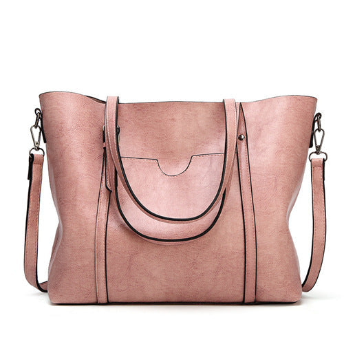 Elsa | Leather Tote Bag-Tote Bag / Shopper / Leather Handbag-Urban Devyne-Nude Pink-Urban Devyne