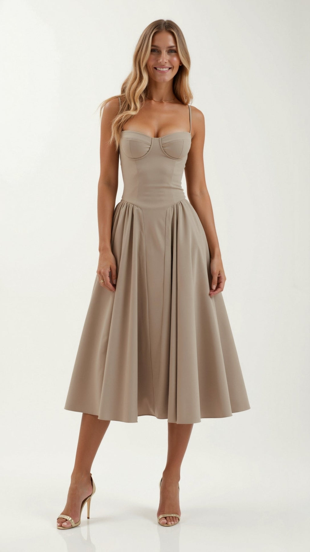 Soraya | Corset Midi Dress