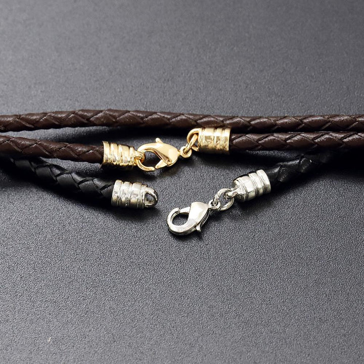 John - Regal Braided Leather Bracelet