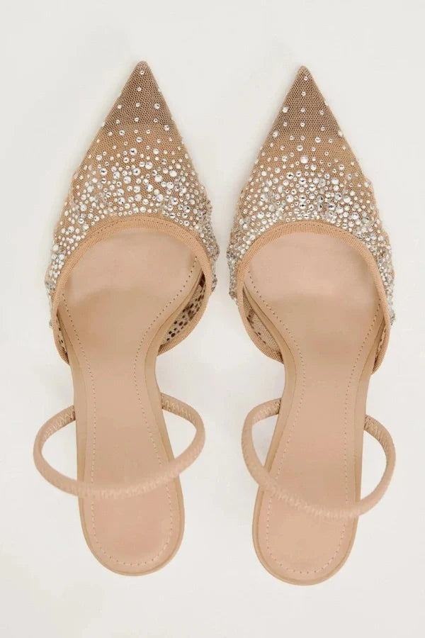 Calla | Heels with Crystal Embellishments-High Heels-Urban Devyne-Urban Devyne