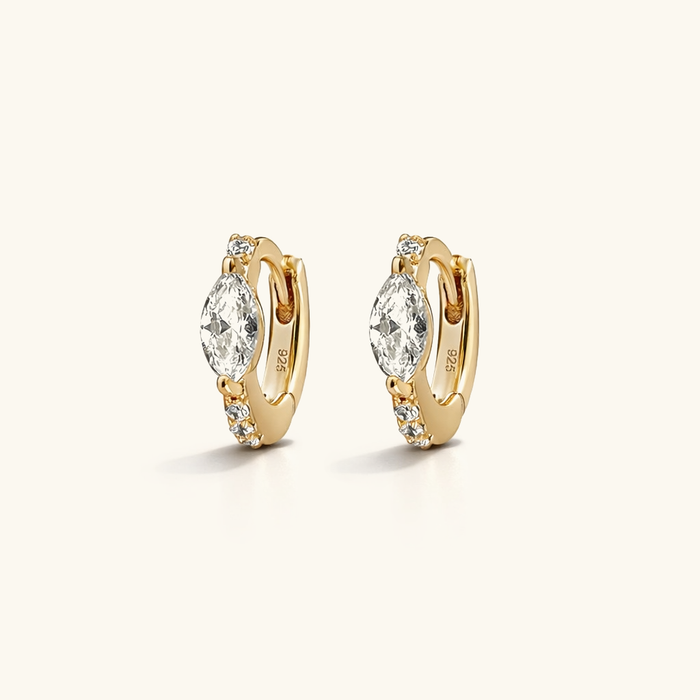Mini Diamond Hoops
