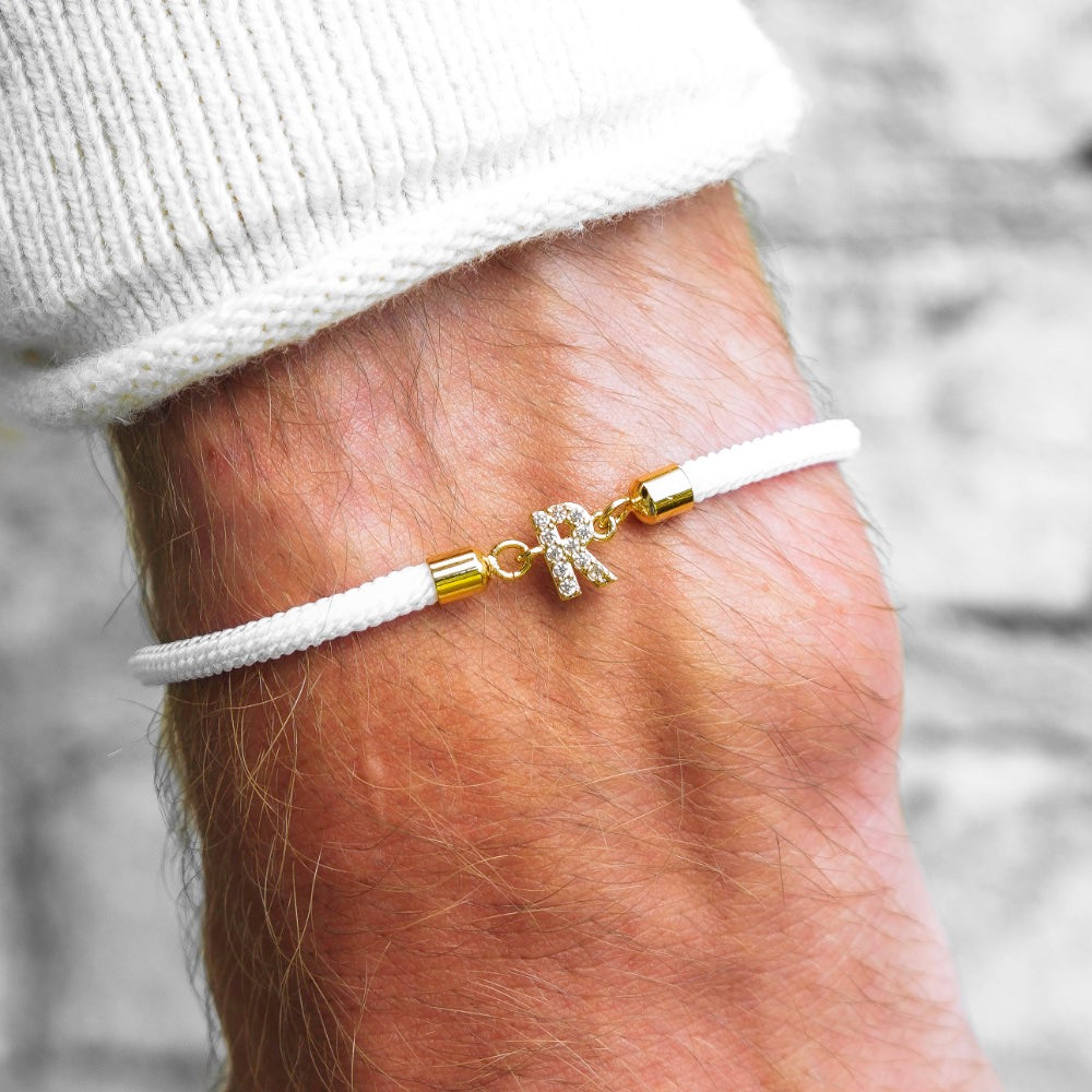 Lucy Adjustable Letter Initial Bracelets