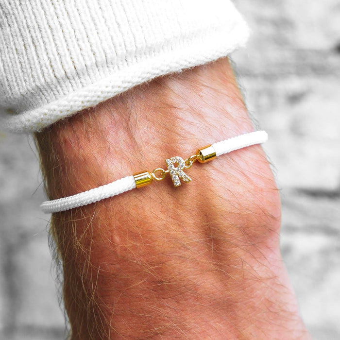 Lucy Adjustable Letter Initial Bracelets