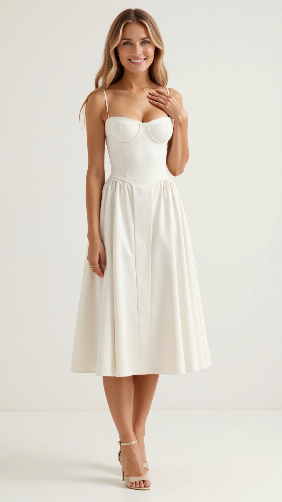Soraya | Corset Midi Dress