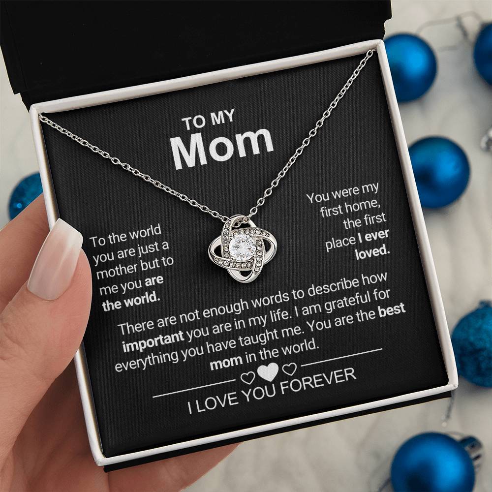 To My Mom - Messages - Love necklace
