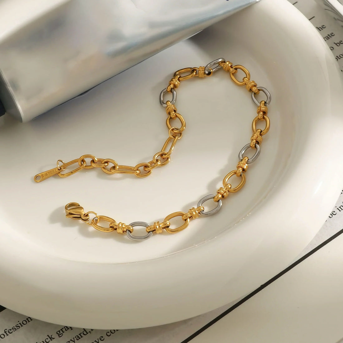 Two Tone Gold Bracelet
