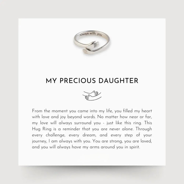 Hug Ring for My Precious Daughter