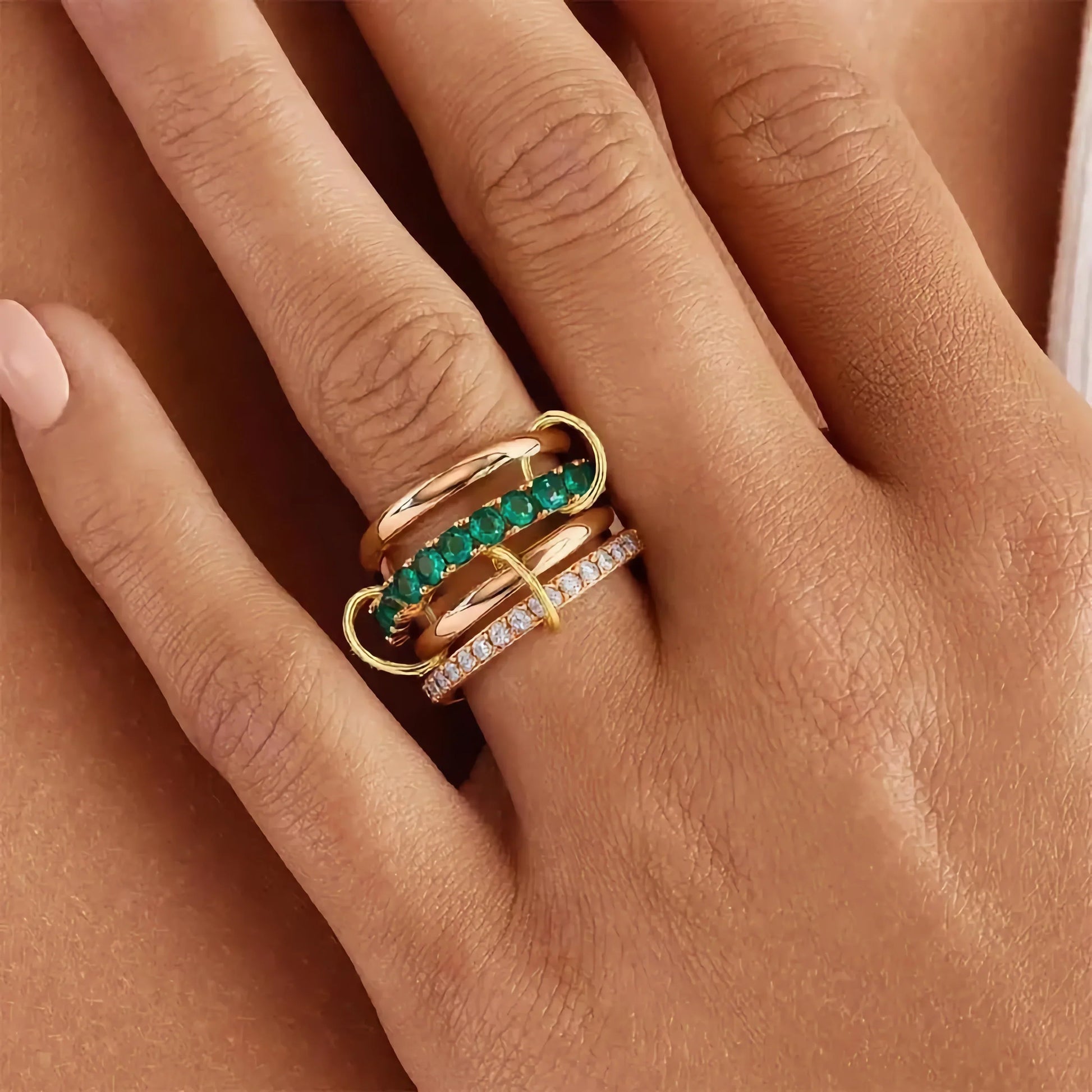 Emma Stacked Diamond Ring