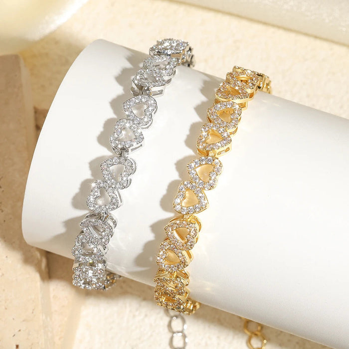 Patricia Love Hearts Diamond Bracelet