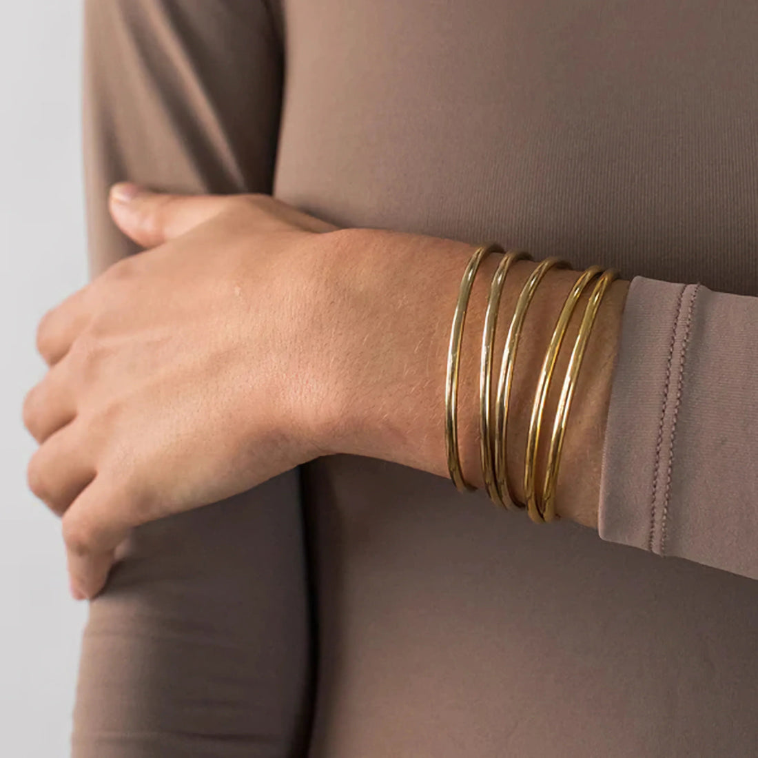 Gold Bangle Set