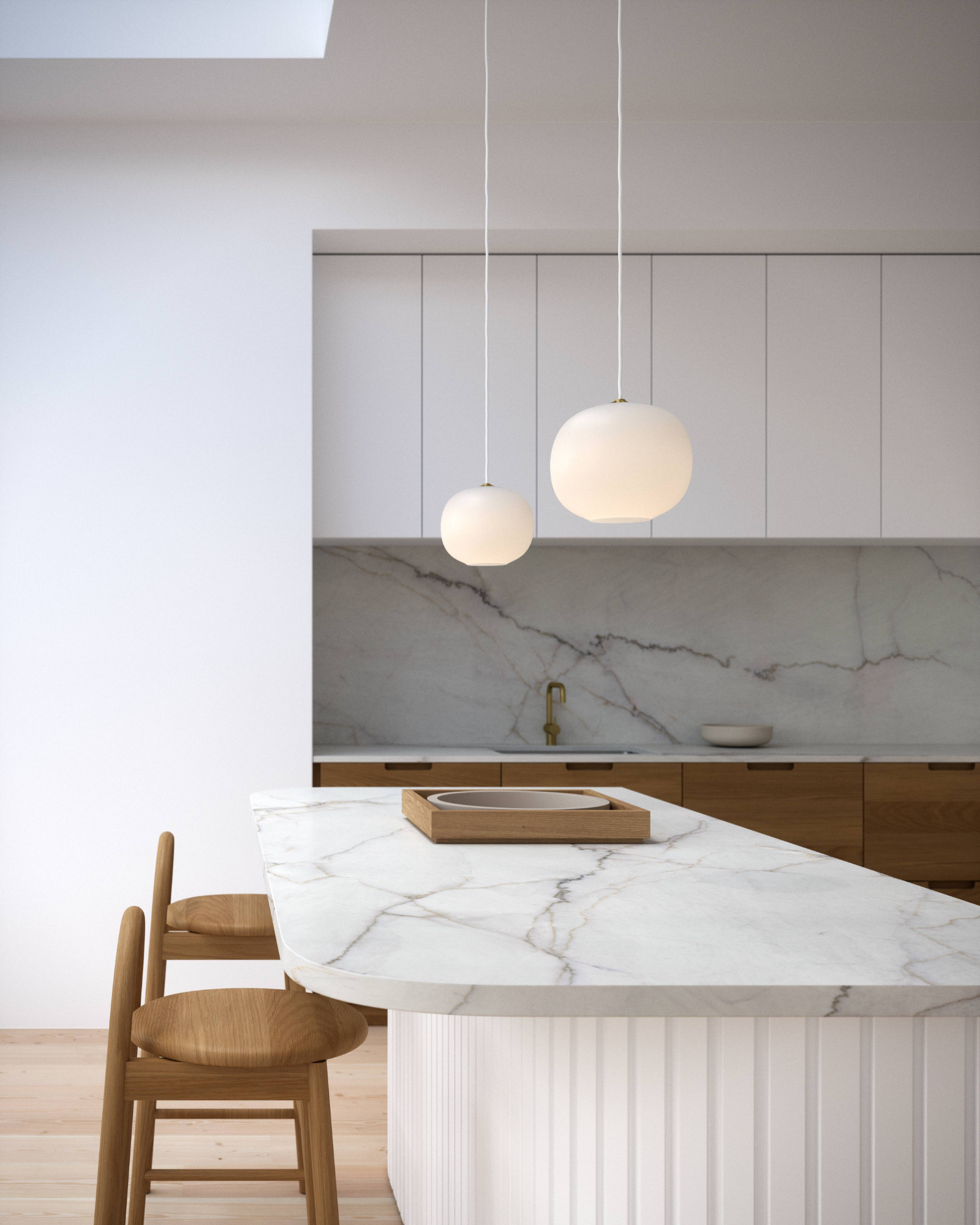 Opal Glass Pendant Light