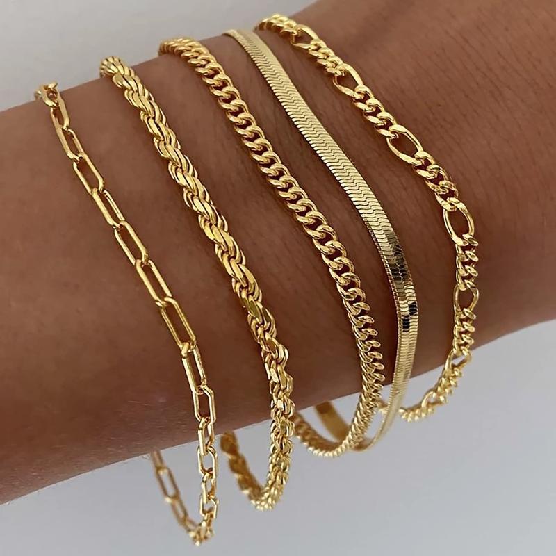 Evie 5pc Classic Bracelets Stack