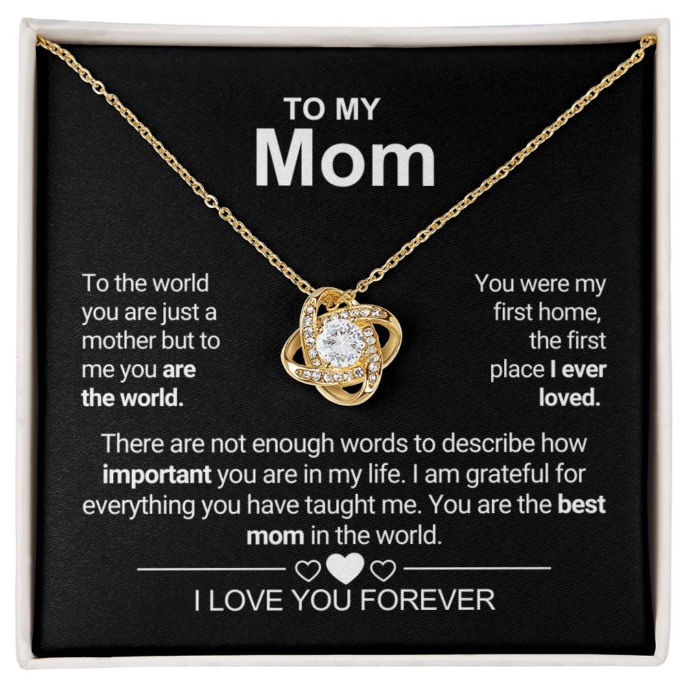 To My Mom - Messages - Love necklace