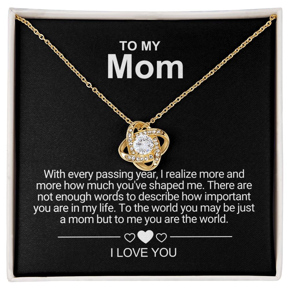 To My Mom - Messages - Love necklace