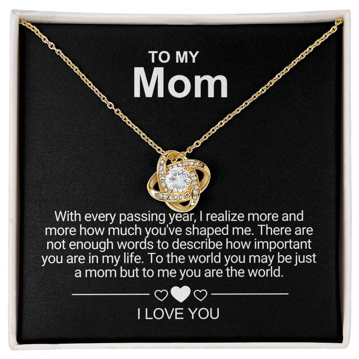 To My Mom - Messages - Love necklace