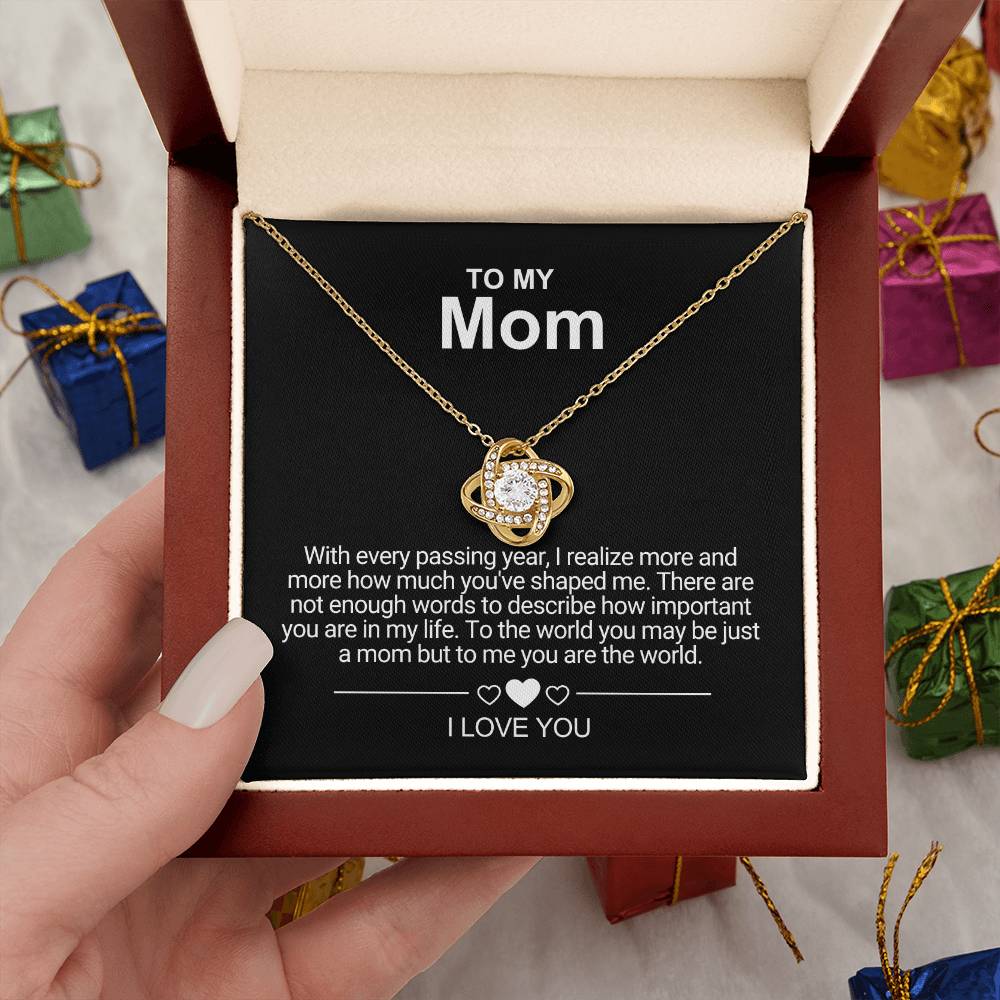 To My Mom - Messages - Love necklace