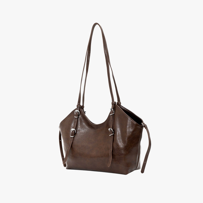 Anaya | Leather Shoulder Tote Bag-Tote Bags-Urban Devyne-Urban Devyne