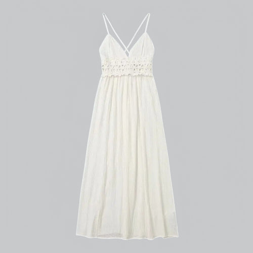 Grace | The Devyne V-Neck Backless Dress
