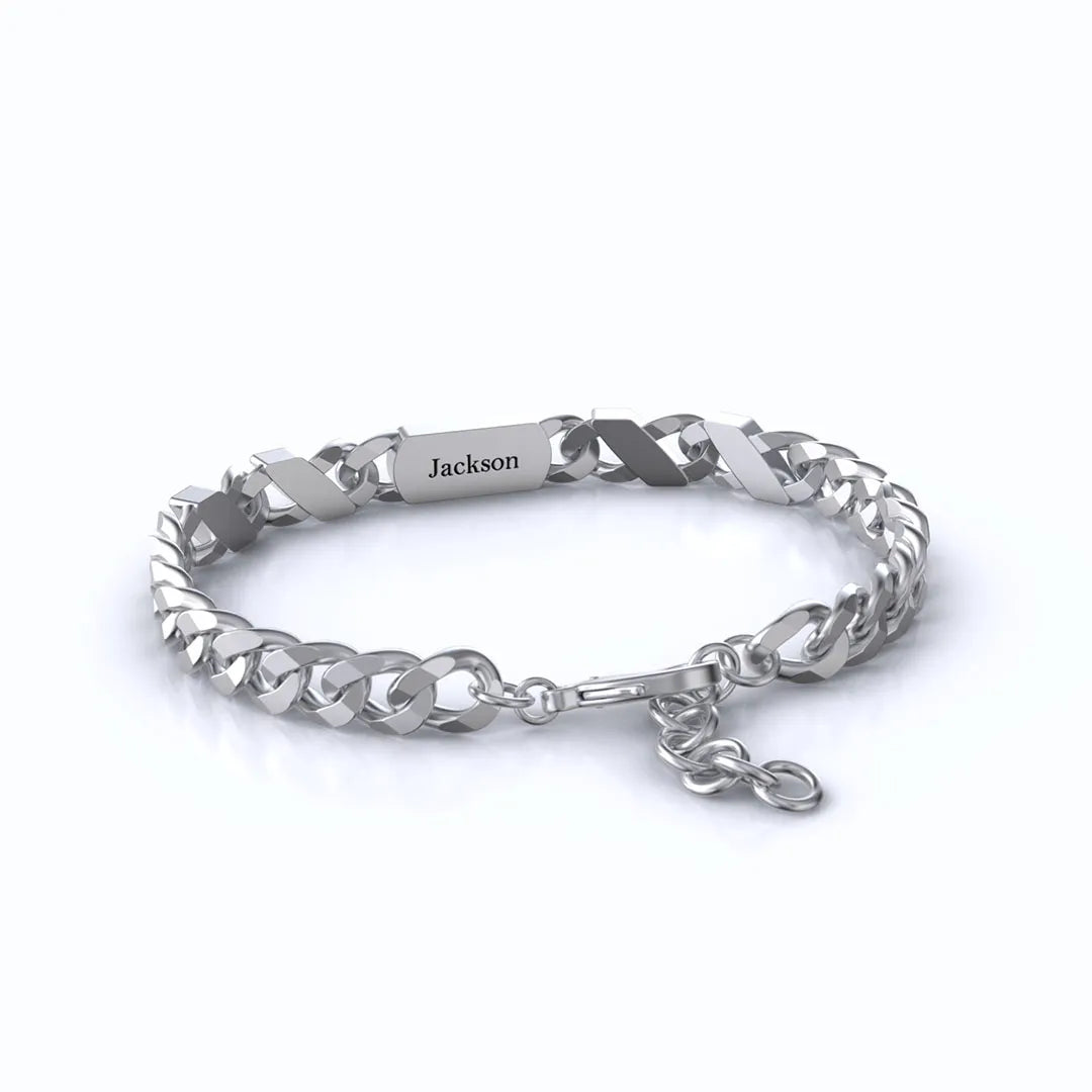 Dad - Timeless Adjustable Cuban Link Chain Bracelet