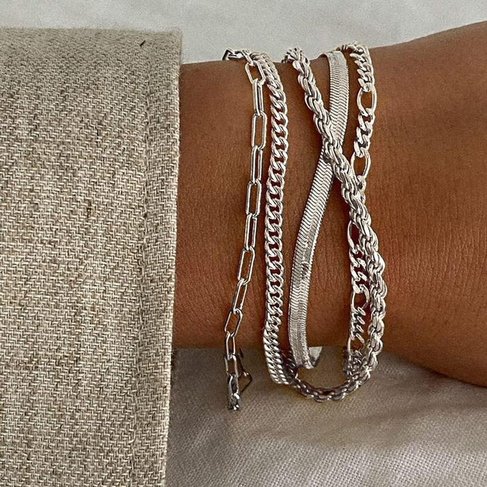 Evie 5pc Classic Bracelets Stack