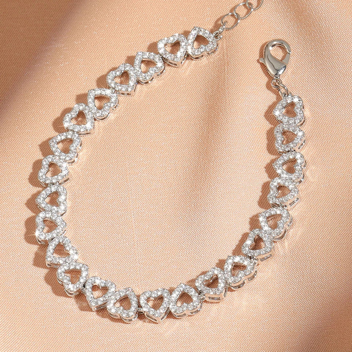 Patricia Love Hearts Diamond Bracelet