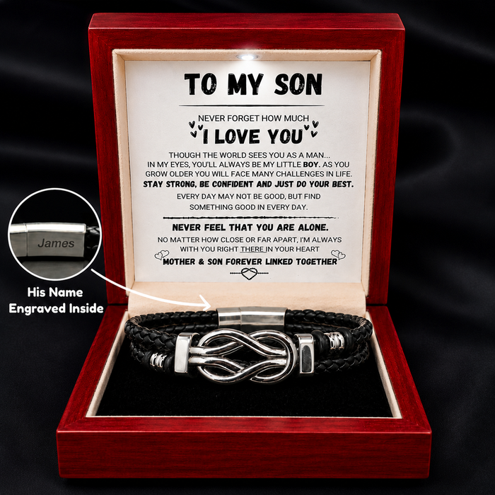 To My Son - Forever Linked - Bracelet
