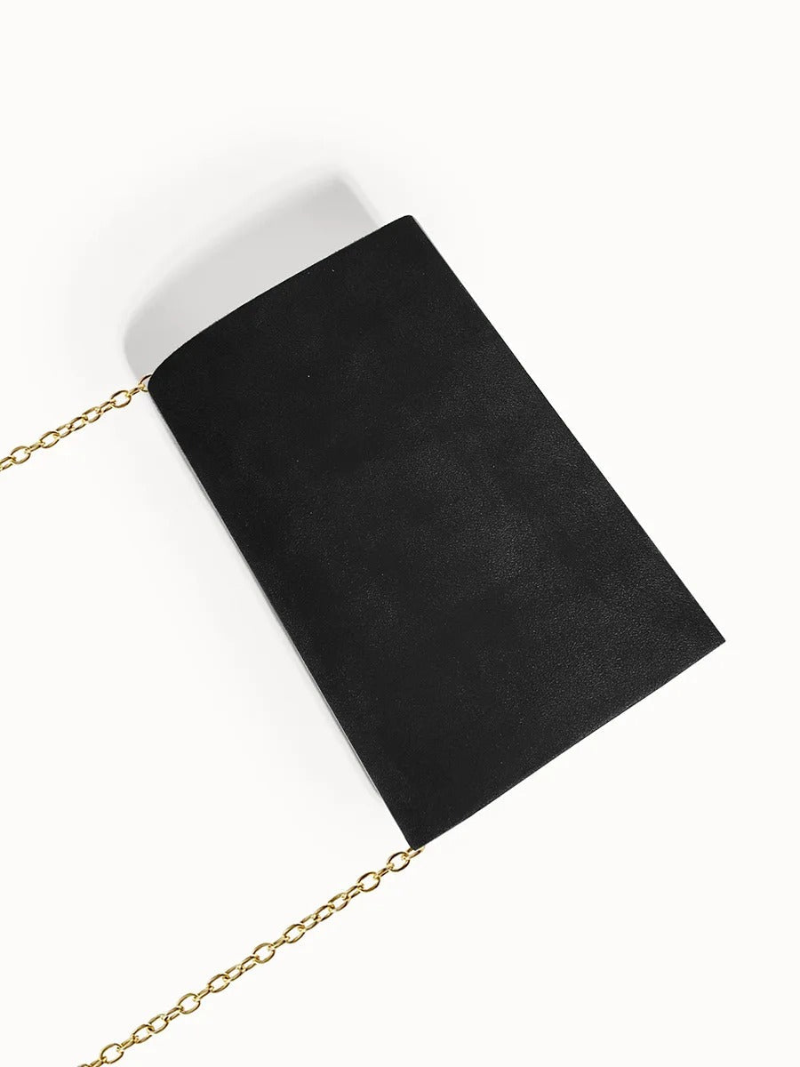 Winnie Suede Velvet Envelope Clutch