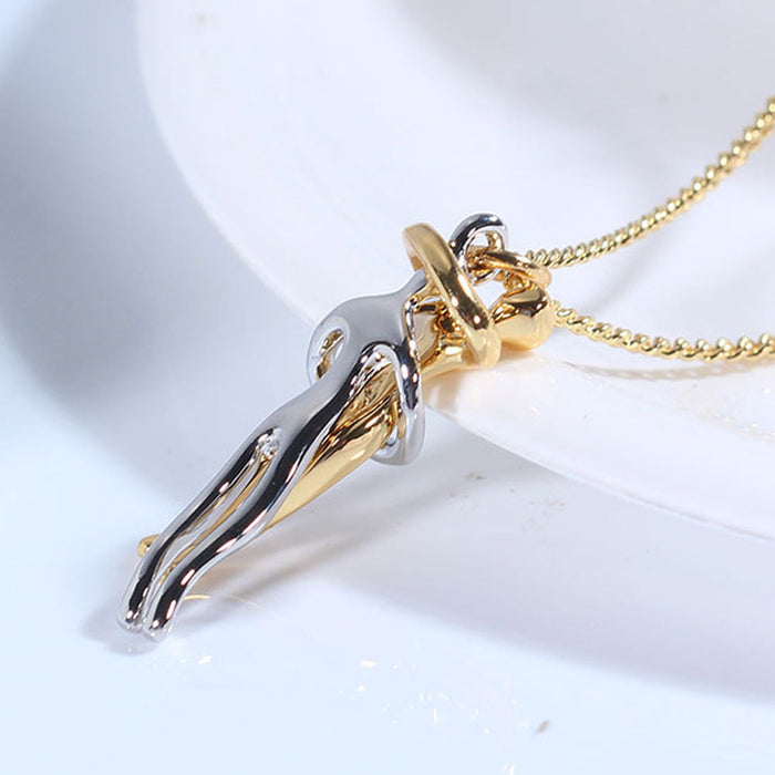 Lisa - Cherished Hug Pendant Necklace