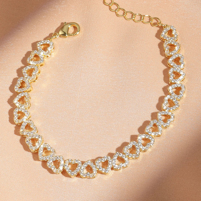 Patricia Love Hearts Diamond Bracelet