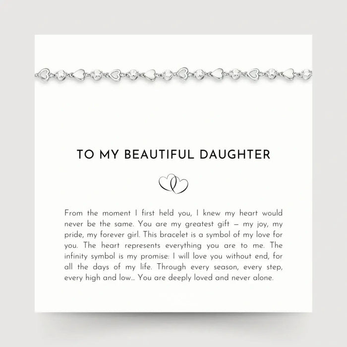 I Love You Bracelet for My Daughter