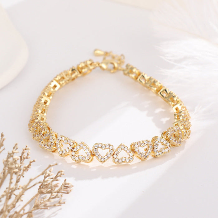 Patricia Love Hearts Diamond Bracelet