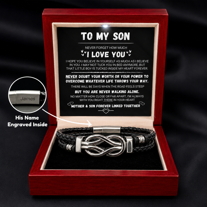 To My Son - Forever Linked - Bracelet