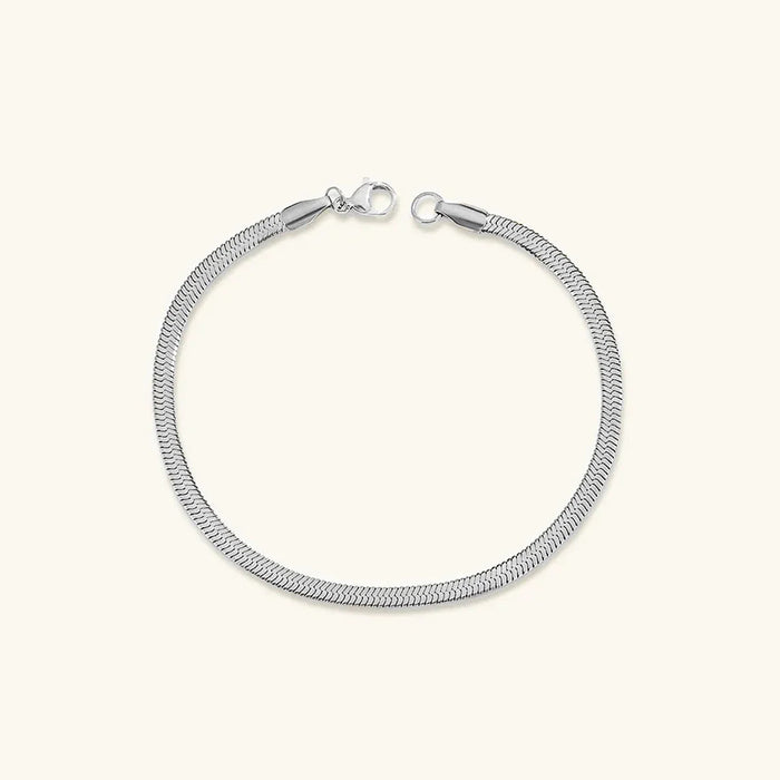 Gold Herringbone Bracelet