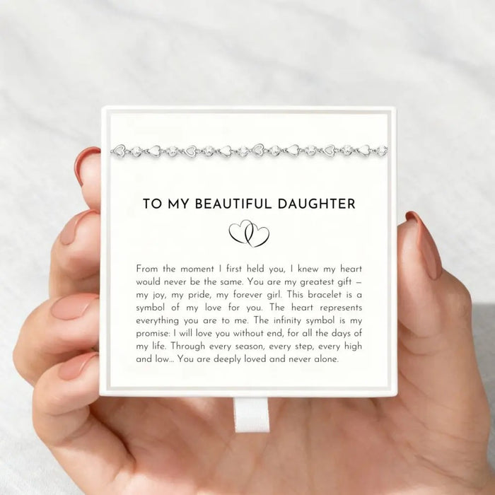 I Love You Bracelet for My Daughter