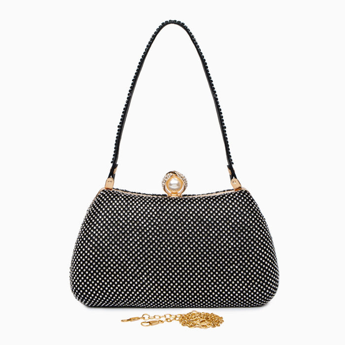 Serina | Glitter Handbag-Handbag-Urban Devyne-Black-Urban Devyne