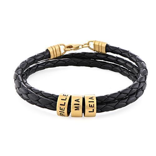 John - Regal Braided Leather Bracelet