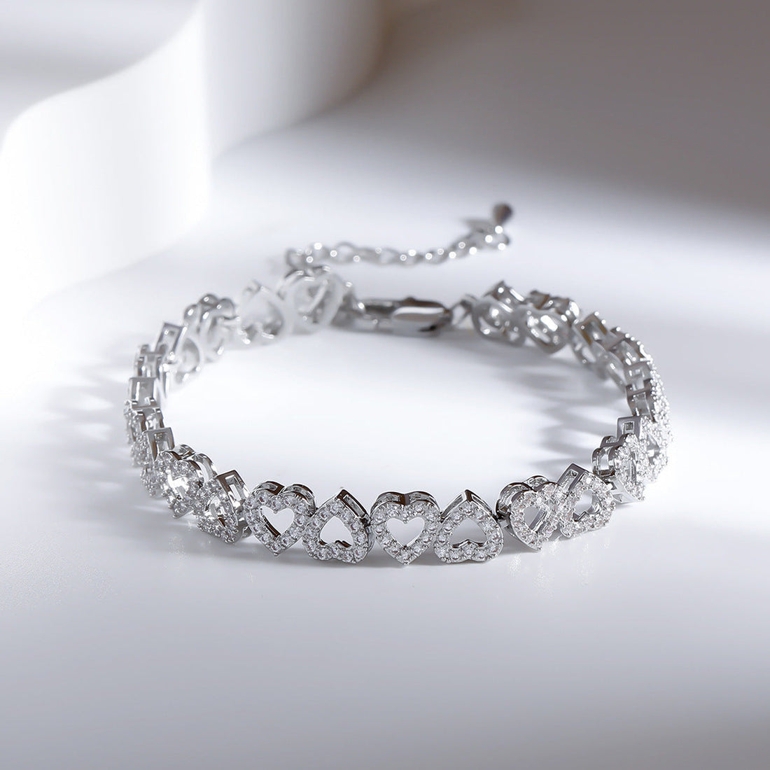 Patricia Love Hearts Diamond Bracelet