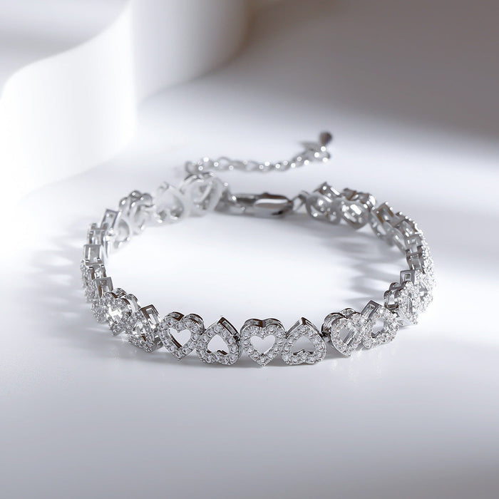 Patricia Love Hearts Diamond Bracelet
