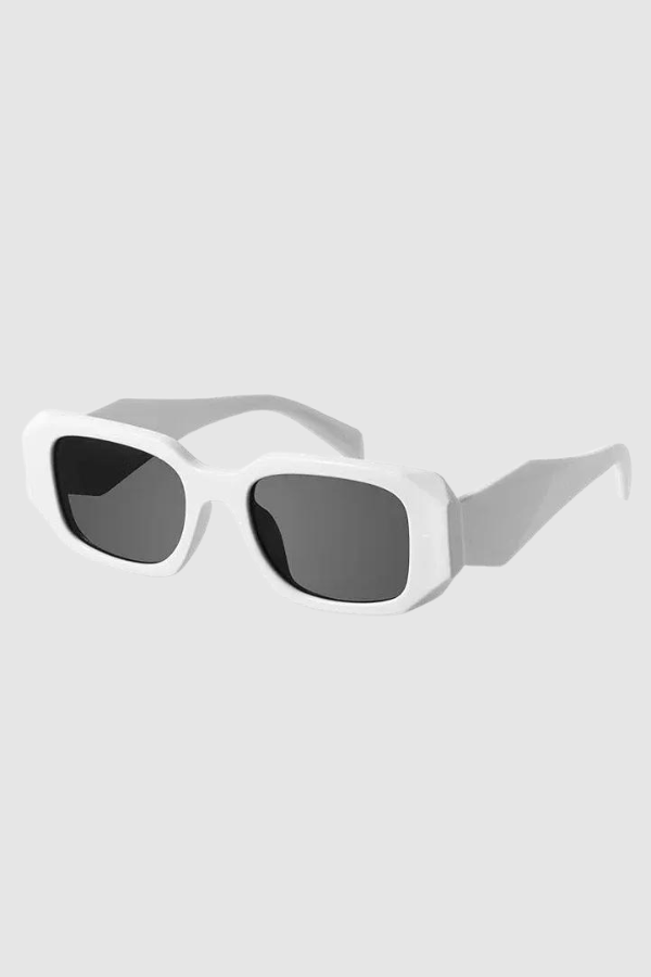 Viona | Sleek Frame Sunglasses-Sunglasses-Urban Devyne-White-Urban Devyne