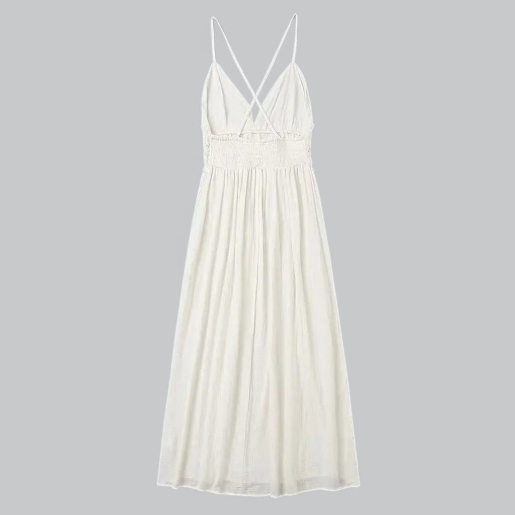 Grace | The Devyne V-Neck Backless Dress