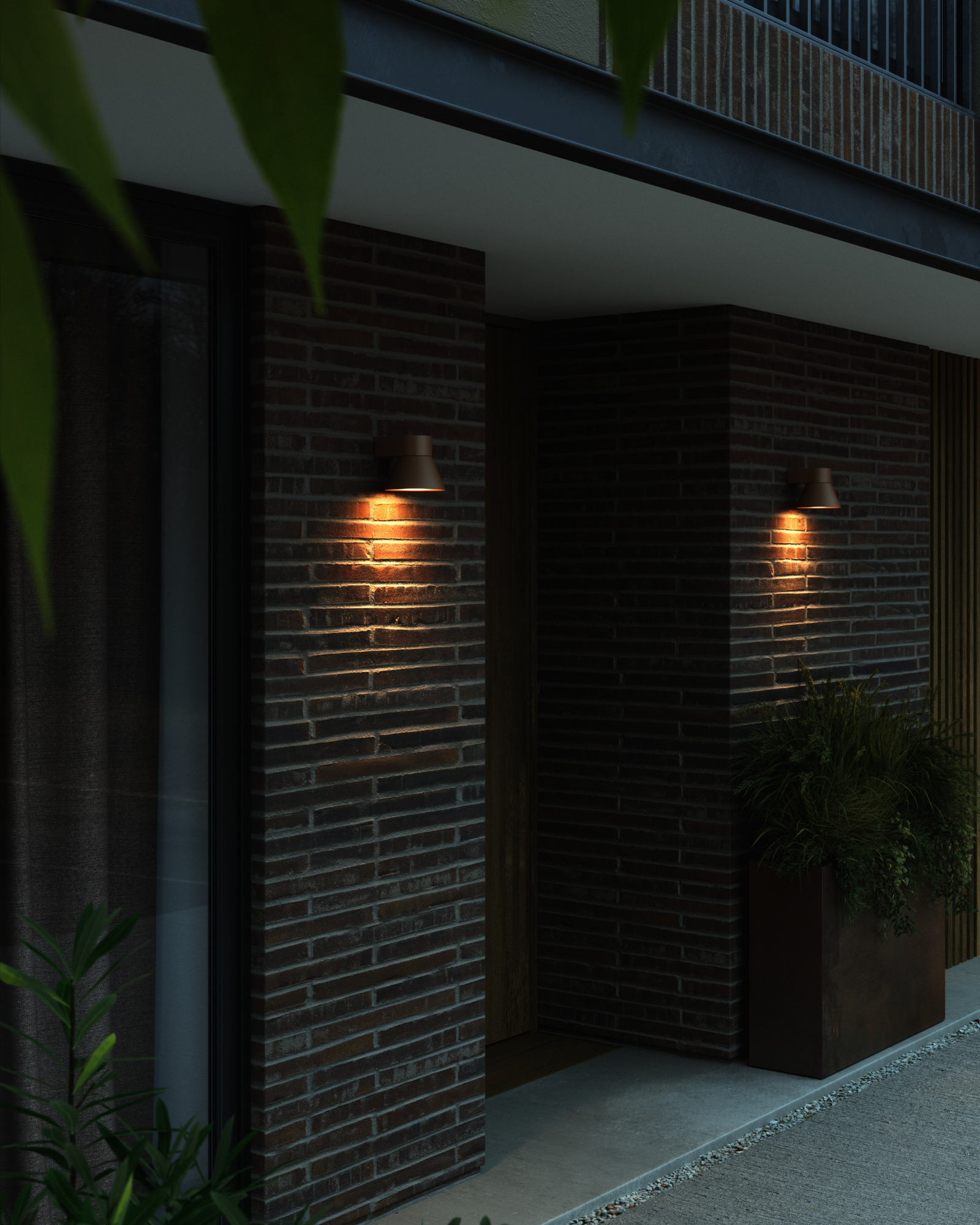 Apex Modern Cone Wall Light