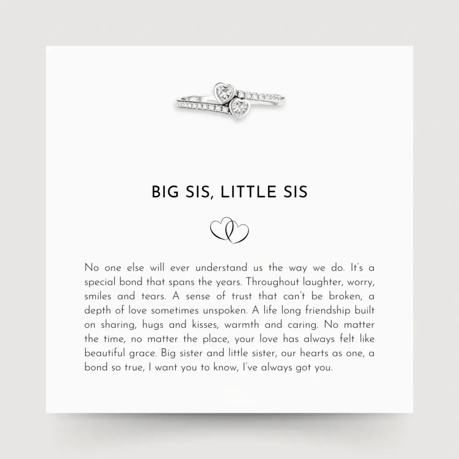 Forever Love Ring for My Sister