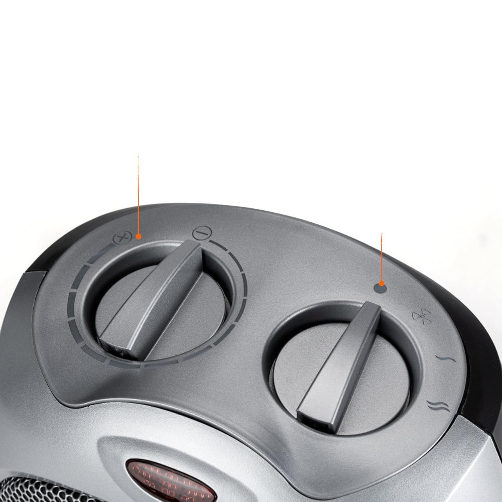 Portable Ceramic Electric Space Heater Indoor 1500W with Thermostat